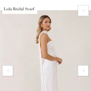 Lola Bridal Scarf